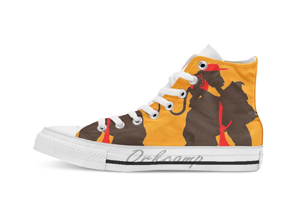 

DK and Diddy Unisex High Top Canvas flat Casual Custom shoes Drop Shipping