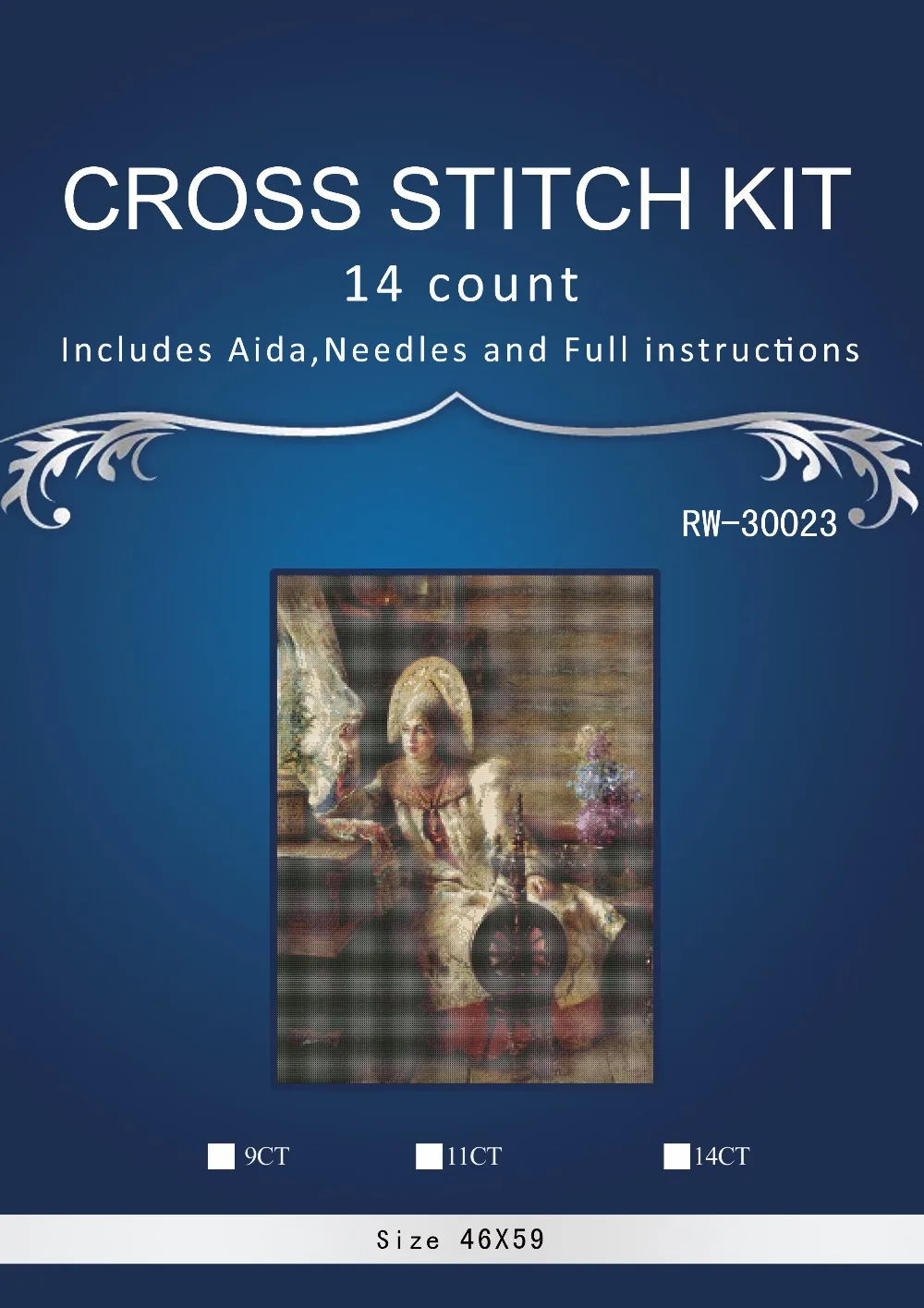 

Top Quality Beautiful Lovely Counted Cross Stitch Kit Similar Dim cross stitch Similar DMC similar dim anchor Angel girl