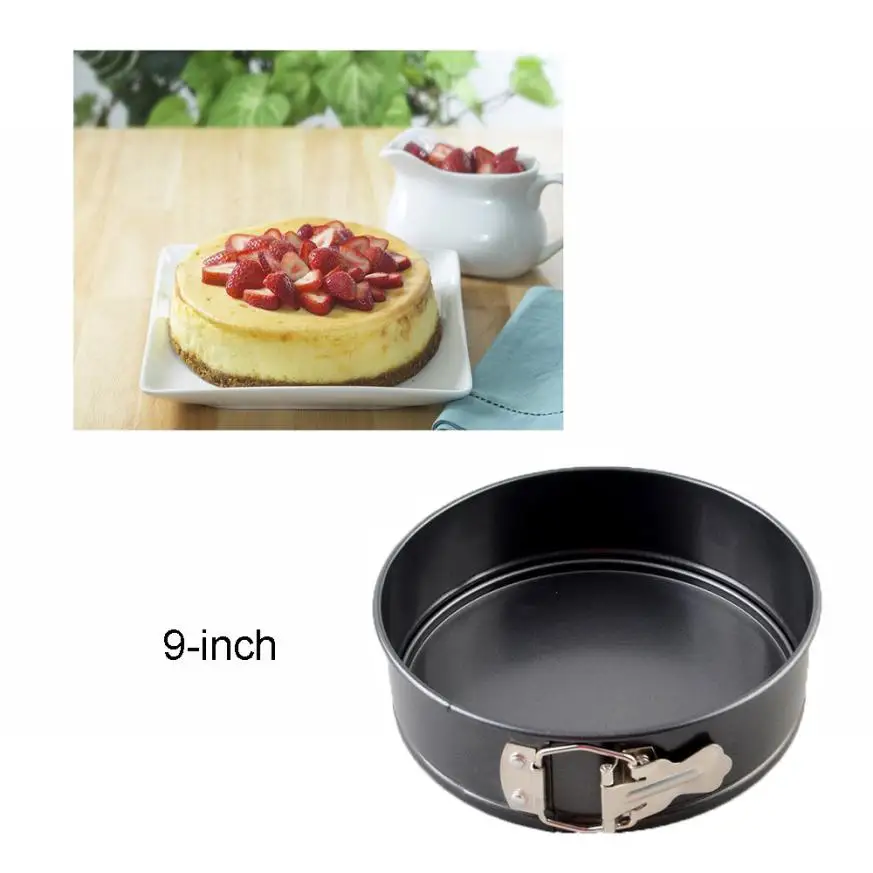 ORZ 8 Inch Springform Cake Pan Leakproof Nonstick Baking Dishes Cake Molds Round Shape Cheesecake Pans