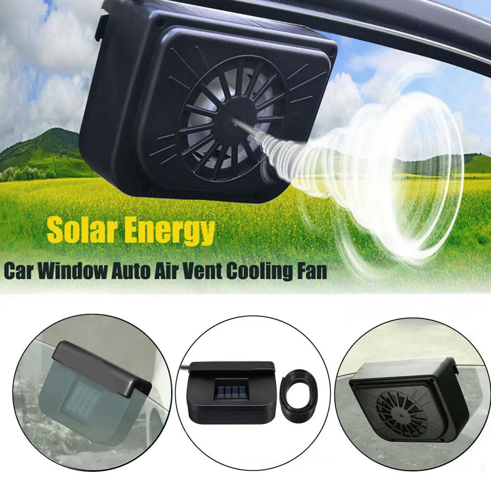 

Eco-Friendly Solar Power Air Conditioner for Car Vent Cooler Cars Cooling Exhaust Fan DXY88