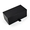 Black PU Leather Geschenk Box for Manschettenknopfe cufflinks Storage Box Jewellery Cuff Links Gift Organizer Packaging Box Case ► Photo 3/6