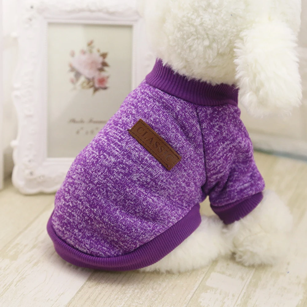 Dog Pet Puppy Cat Warm Jumper Knit Sweater Clothes Knitwear Costume ...