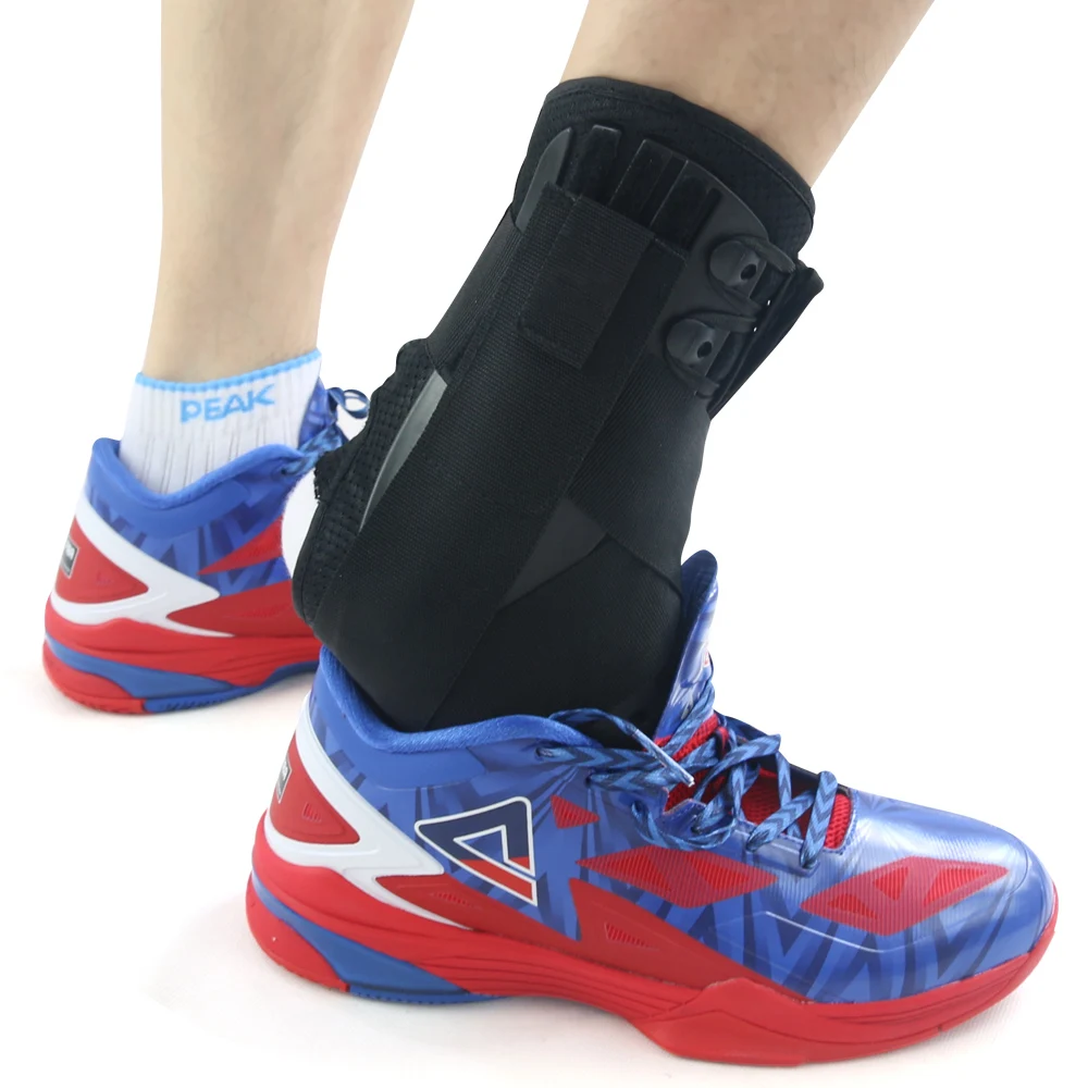 Ankle Support Brace Kuangmi Ankle Support Brace Sports Foot Stabilizer Orthosis Adjustable Ankle Straps Pad Breathable Football Sock Protector ankle support ankle straps fitness ankle straps ankle support brace