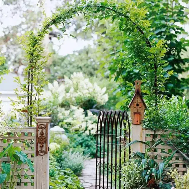 Galabeme 240cmx140cm Metal Wedding Arch Pergola Garden Backdrop