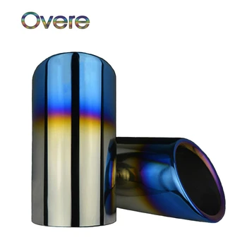 

Overe 1Pair Car Exhaust Muffler Tip Pipe For Volkswagen Passat B7 CC VW Tiguan 2011 2012 2013 2014 2015 2016 2017 Accessories