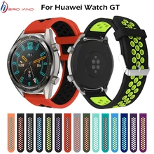 22 мм ремешки для часов huawei watch gt ремешок/Honor Magic/galaxy Watch 46 мм ремешок силиконовый ремешок Смарт часы замена браслета