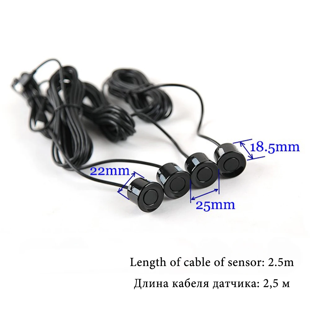 SINOVCLE-Car-Parking-Sensor-1-Pcs-22-mm-Black-Red-Blue-Silver-Gold-White-Gray-Champagne