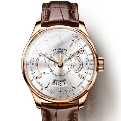 Switzerland LOBINNI часы для мужчин люксовый бренд сапфир Водонепроницаемые мужские часы relogio Авто Механические Япония Miyota Move для мужчин t L16013 - Цвет: Item 1