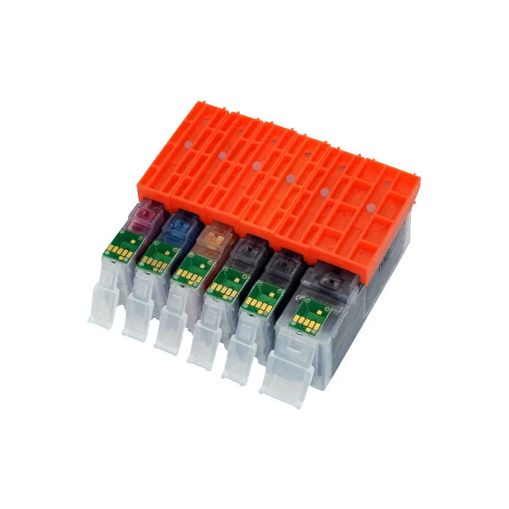YLC 6 шт. цветов совместимый картридж для Canon IP7250 MG5450 MX925 MG5550 MG6450 MG5650 MG6650