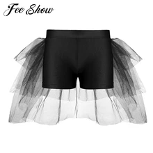 Новые летние детские шорты, модные милые детские сетчатые шорты для девочек, балетные, танцевальные, сценические, танцевальная одежда