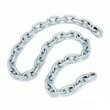 

galvanized steel link tire chains for Fasten Fixed the Trap length 80CM with Wire Rope Aluminum Sleeves