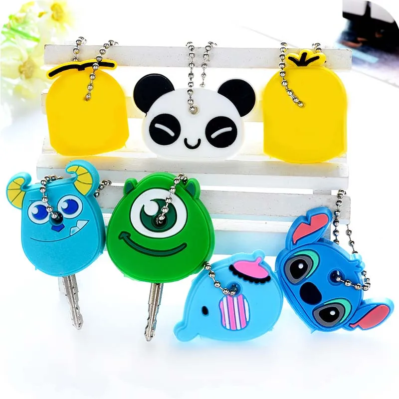 

20 Pcs/set Creative Toy Cartoon Fashion Silicone Car Key Caps Covers Gift Children Party Favors Kids Birthday Supply Decoration