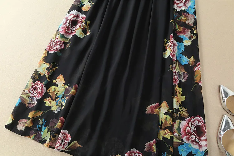 Big black floral dresses (3)