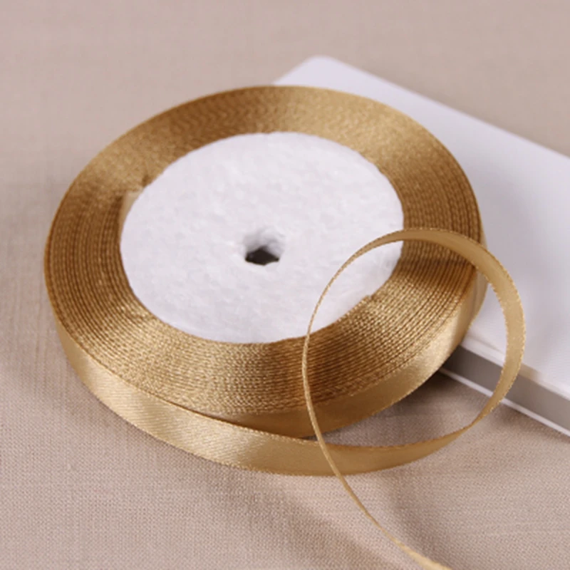 25 Yards Silk Satin Ribbon , Wedding decorative ribbons, gift wrap, DIY