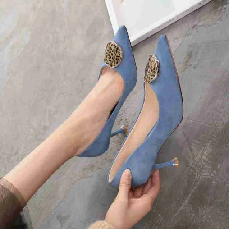 

Small single shoes suede fashion stiletto heels 2019 spring and autumn new women's shoes