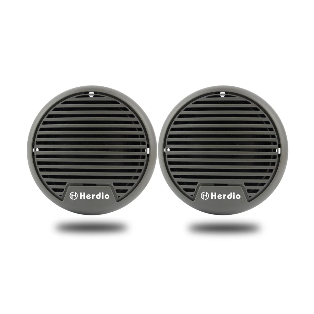 Herdio 3/" Marine Speaker Waterproof Car Speakers Outdoor Mp3 Player IP66