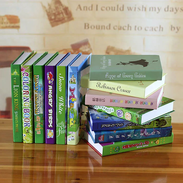 

10pc Simple modern children's room study room series props false Simulation ET-13 books Book decoration