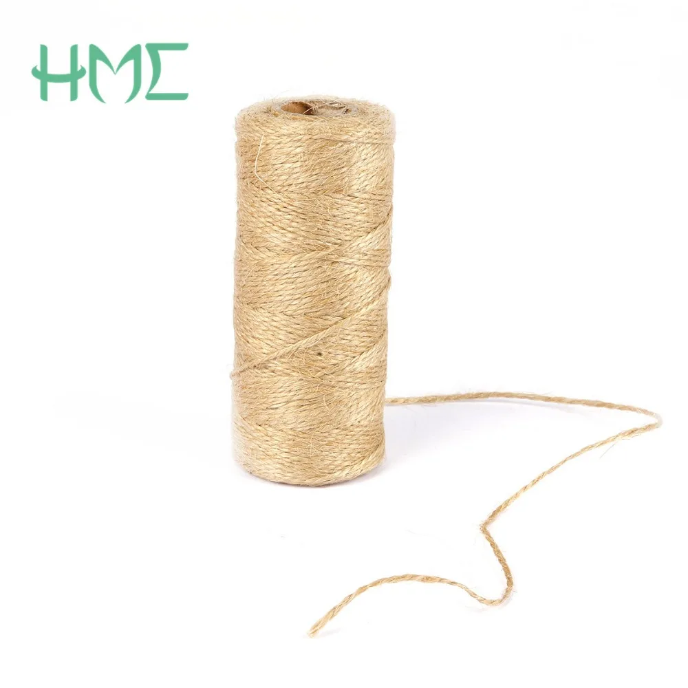 

100m Natural Jute Twine Burlap String Hemp Rope For DIY Craft Decoration Gift Wrapping Cords Thread Beading Wire Jewelry Making