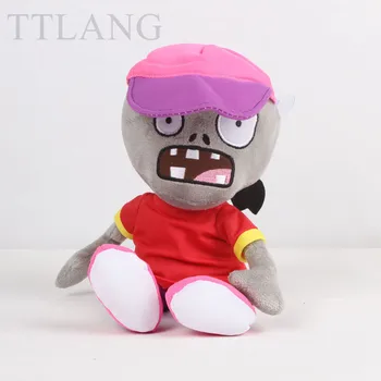 

Newest 12inch 30cm Plant Vs Zombies Red Cap Zombie Plush Toy PVZ Animal Stuffed Dolls ,1pcs/pack