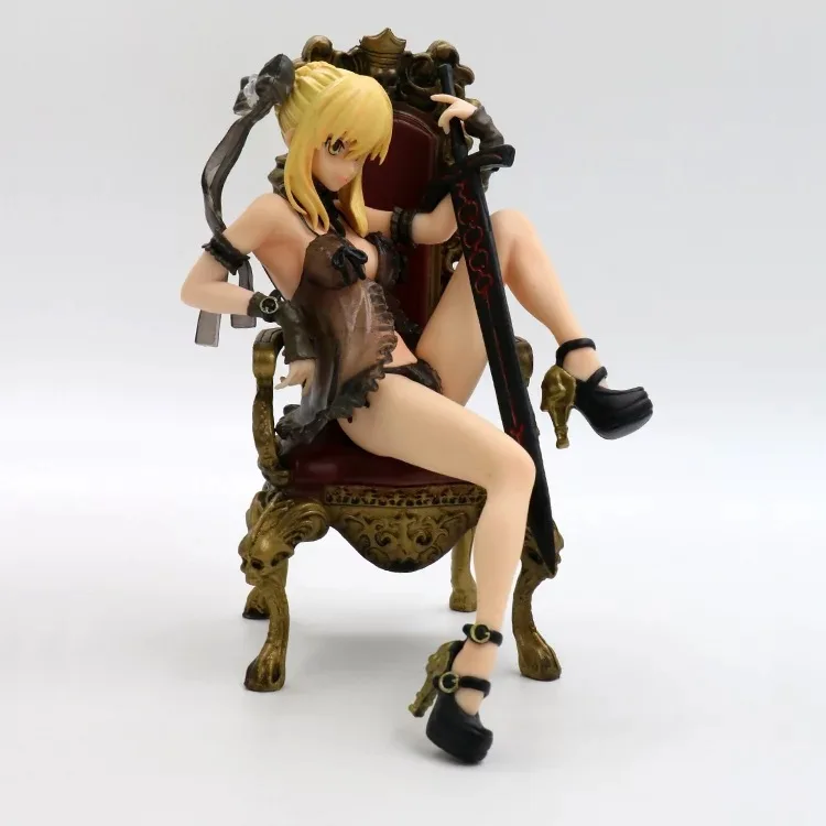 Fate Stay Night Black Saber Throne сексуальная пижама модель куклы в коробке японского аниме