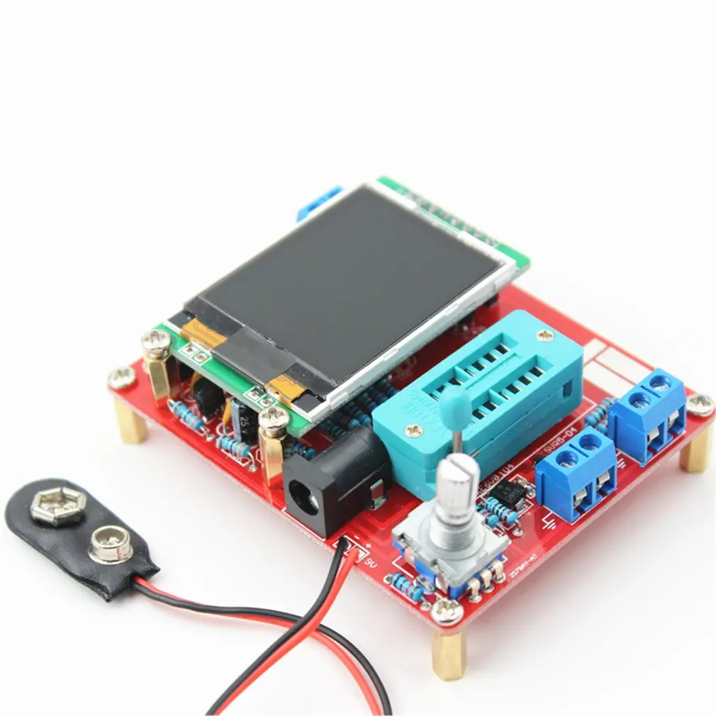 GM328 DIY Транзистор тестер инструмент Запчасти измерения частоты метр ЖК дисплей