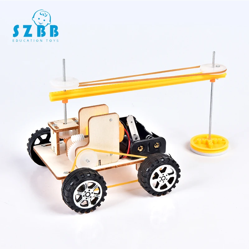 

SZ STEAM DIY Technology Invention Electric Sweeping Robot Model Accessories Toy Manual Assembly Model Experiment Materials