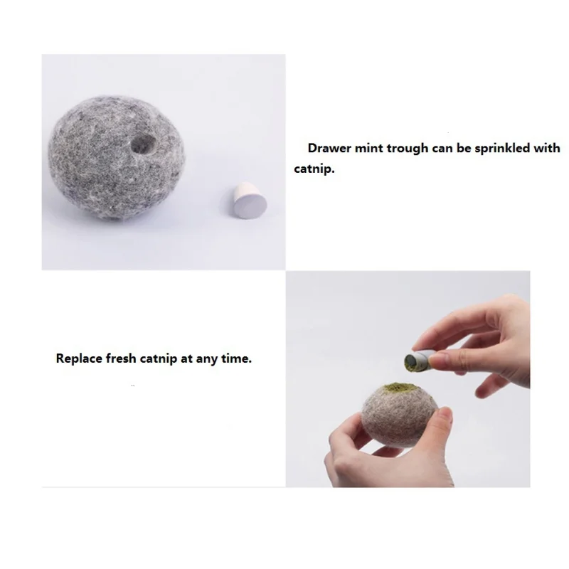 (5g/lot)with Wool Ball Toys Pet Cat Natural Catnip Treat Ball Favor Home Chasing Toys Healthy Safe Edible Treating Powder (5g/lot)with Wool Ball Toys Pet Cat Natural Catnip Treat Ball Favor Home Chasing Toys Healthy Safe Edible Treating Powder