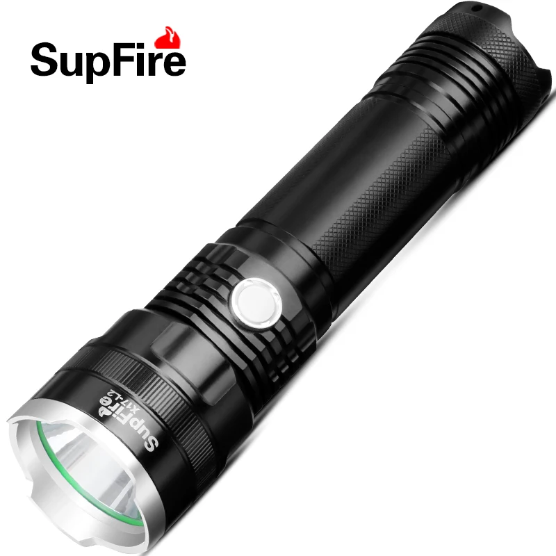 SupFire X17 USB фонарь CREE XM-L2 1100 люменов 5 режимов 500 метров светодиодный фонарь для кемпинга рыбалки на 18650 батареях