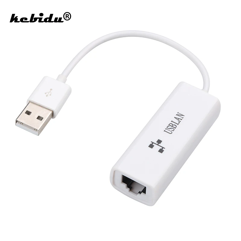 Kebidu 2019 Новый USB 2 0 к RJ45 сетевой Ethernet адаптер карты Asix 8152B для Mac OS ПК ноутбука SmartTV Win