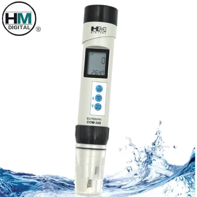 Цифровой тестер 4 в 1 HM COM-300 EC TDS PH комбинированный измеритель температуры