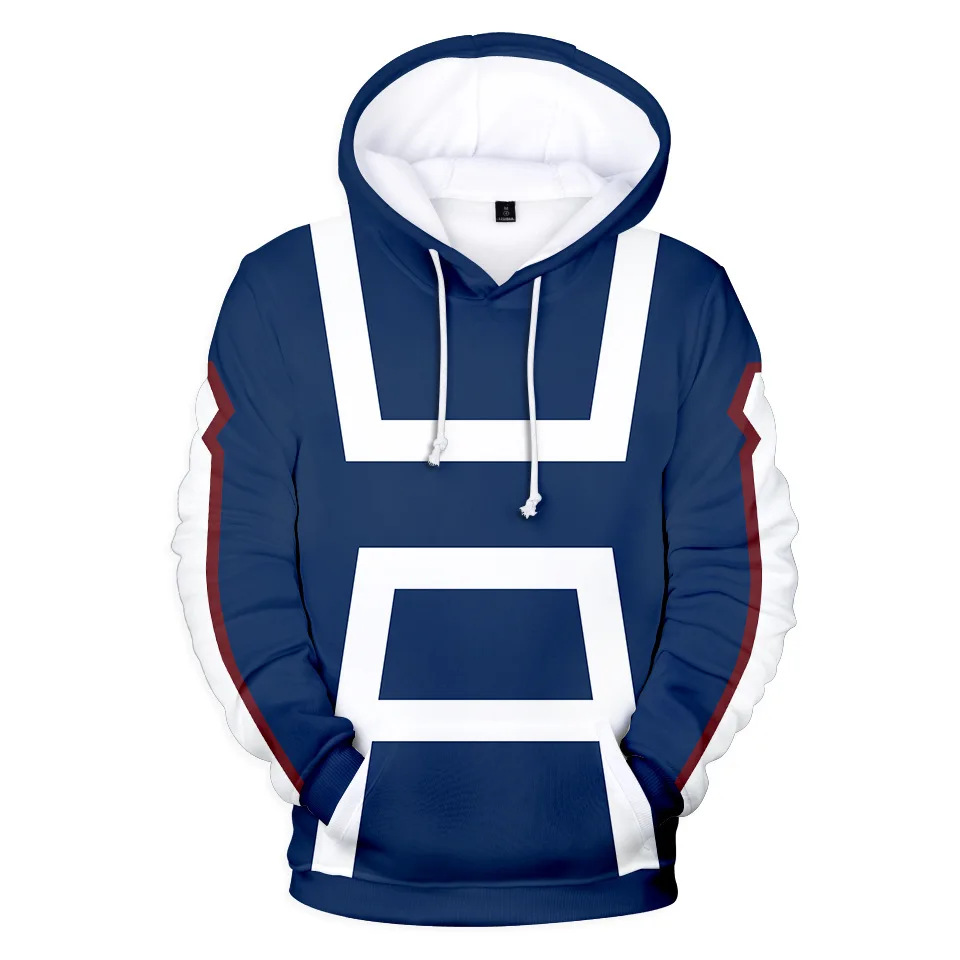 

My Hero Academia 3D Printed Costume Hoodies Hooded Anime Cosplay Sweatshirts Casual Tops Hip Hop Harajuku Anime Hoodie