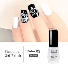 17 Colors Nail Polish Oil Stamping 5ml Nail Stamping Polish Printing Stamp Dedicated Authentic Sticker Nail Art Printing