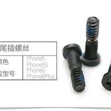 FEORLO 50 шт. задний винт крышки для iPhone 6 6 S Plus Нижняя док-станция Torx 5 Star Pentalobe винт для iPhone 5 5S 7G X 6G