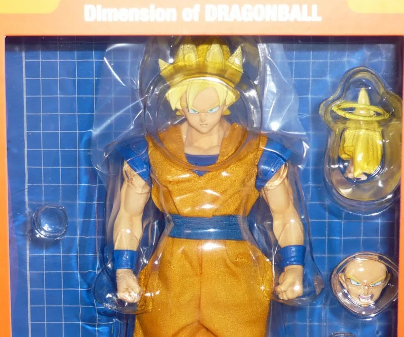 PrettyAngel-megahouse натуральный размер Dragon Ball DOD Супер Саян Гоку ПВХ фигурка