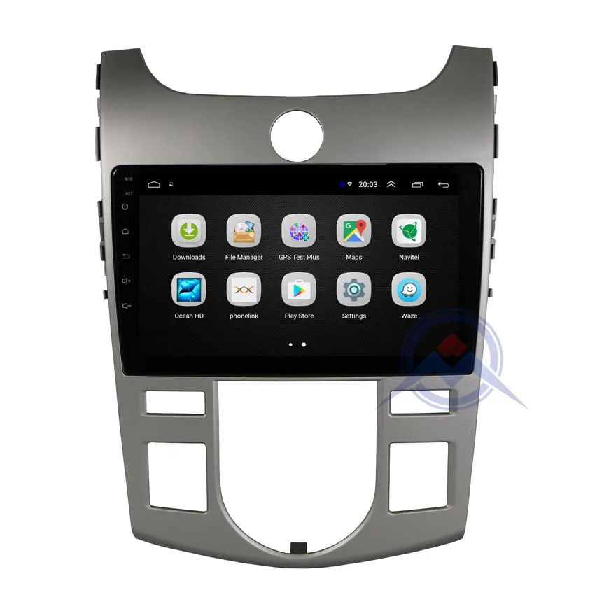 Top ZOHANAVI 9 inch Android 9.0 2.5D Car DVD GPS for KIA Forte Cerato 2008-2014 car Radio GPS navigation head unit build in wifi 17