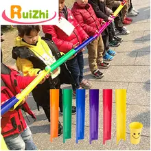 Ruizhi u-canal transmitir bolas crianças jogos de trabalho em equipe escolas atividades ao ar livre jogos divertidos crianças brinquedo jogo de bola adereços rz1029