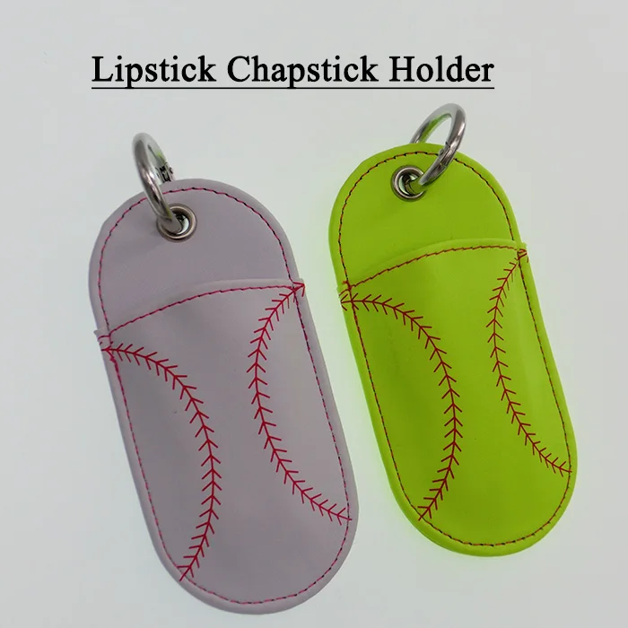 Бейсбол брелок Chapstick или Flashdrive Держатель спортивный набор из 10 отлично подходит для командных подарков, банкетов или вечеринок