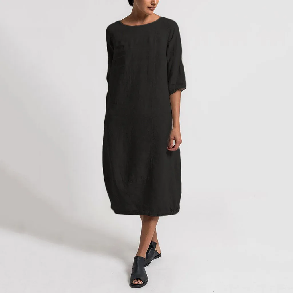 

Summer Dress Women Summer Style Feminino Vestido T-shirt Cotton Casual Plus Size Ladies Dress Elegant Korean Mulheres vestido