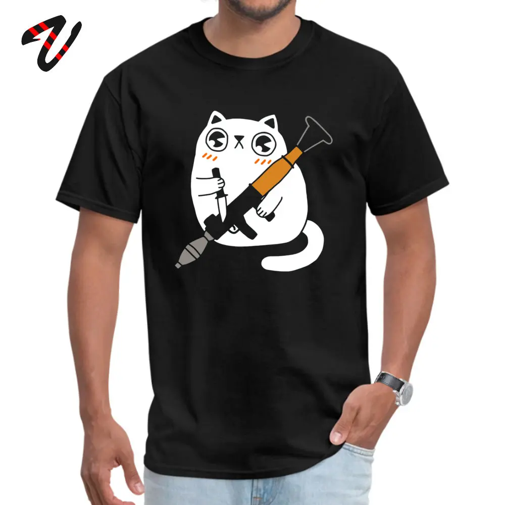

Cuddly Combat Cat Design T Shirts for Men Peaky Blinder April FOOL DAY T Shirt Tops Shirts Uchiha Sleeve Prevailing Crew Neck
