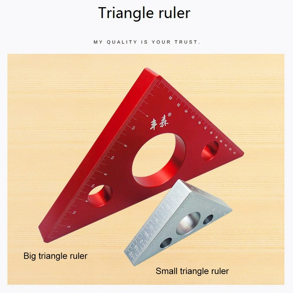Woodworking Enthusiast Aluminum Alloy Durable Woodworking Woodworking Woodworking Triangle Ruler Woodworking Enthusiast Aluminum Alloy Durable Woodworking Woodworking Woodworking Triangle Ruler