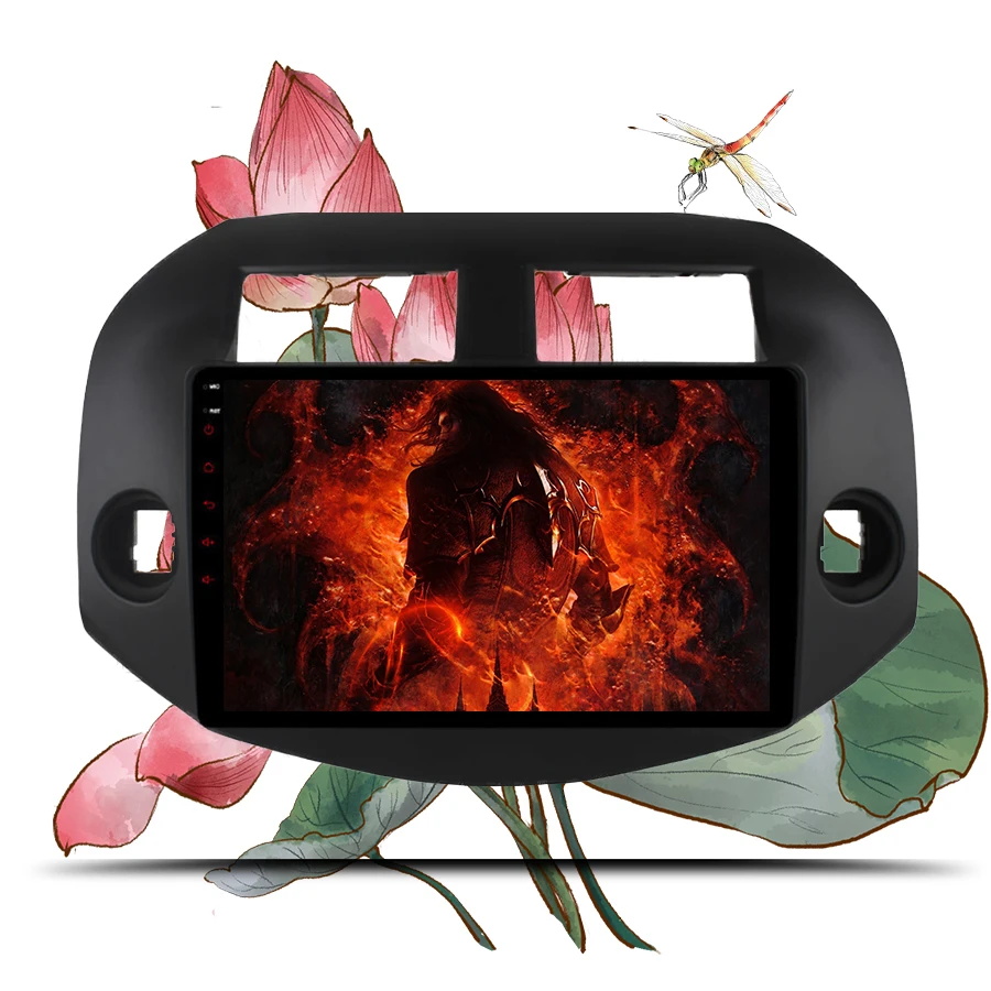 Discount Octa core Android 9.1 Autoradio car dvd cd player multimedia stereo tape recorder For Toyota RAV4 2007-2011 with swc dab 4
