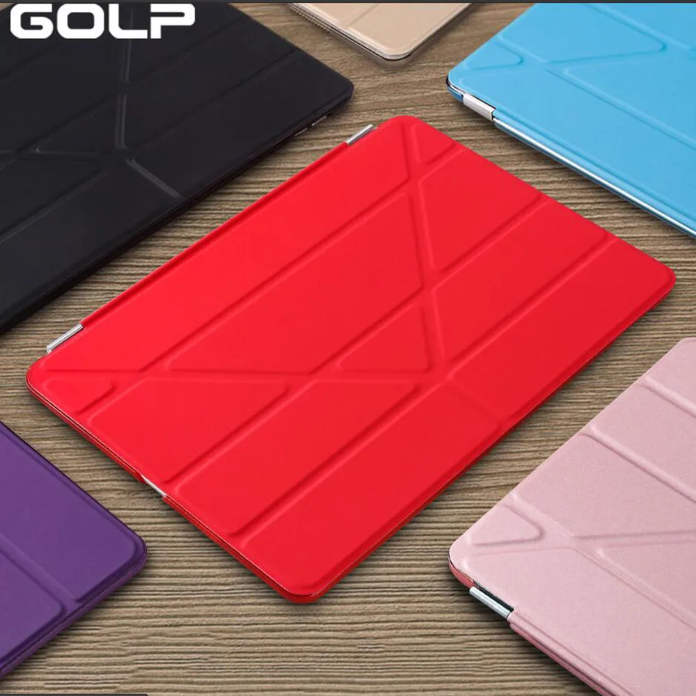 

Case for iPad Mini 4 3 2 1 Case, GOLP PU Leather + Hard PC Back Trifold Stand Sleep Smart Cover for ipad Mini 5 2019 case