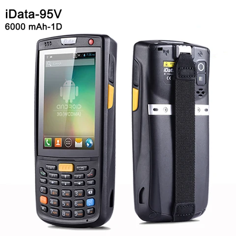 o Coletor de Dados sem Fio Pda da Bateria 4g de Alta Capacidade de Sm-idata95v Mah com Wifi Android Áspero Bluetooth 6000 Gps