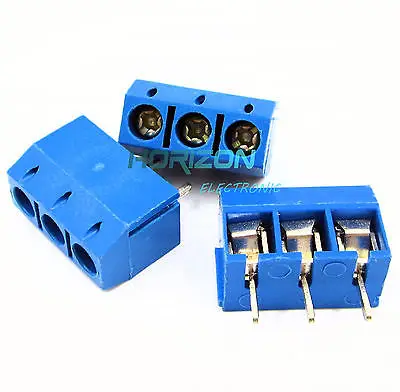 

10PCS KF301-3P 5.08mm 3 Pin Connect Terminal Screw Terminal Connector