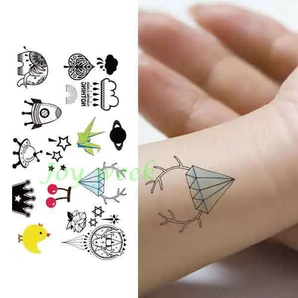 Waterproof Temporary Tattoo Sticker Cute Spacecraft Cartoon Tatto Stickers Flash Tatoo Fake Tattoos For Kids Waterproof Temporary Tattoo Sticker Cute Spacecraft Cartoon Tatto Stickers Flash Tatoo Fake Tattoos For Kids