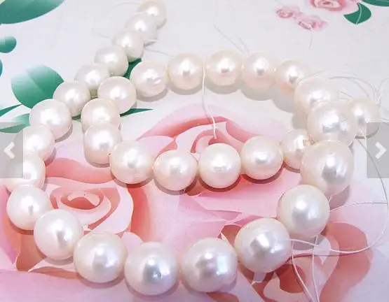 

Unique Pearls jewellery Store 10mm White Natural Freshwater Pearl Loose Beads Jewelry Making Accessories Wholesale For DIY LS057