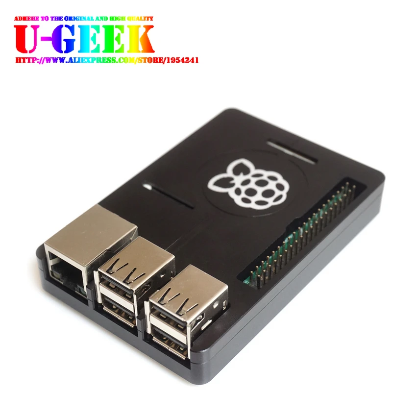 UGEEK Новинка! Ультратонкий чехол из алюминиевого сплава с ЧПУ для Raspberry Pi 3 Model B 2 B/B+ | металлическая портативная коробка | новая версия для 3B