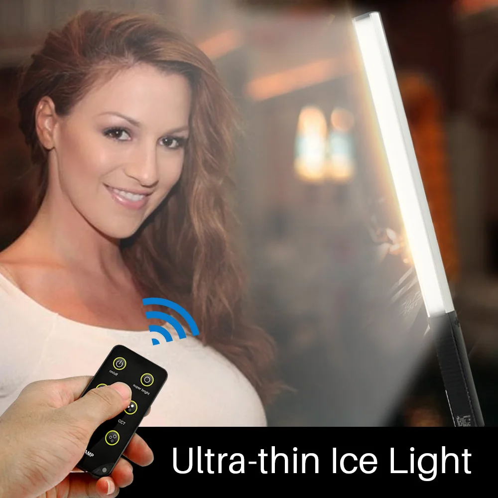 

Q508S Waterproof Ice LED Video Light 3000K 5700K Ultra-thin Handheld Photo Studio Fill Lighting Bar Wireless Remote Control
