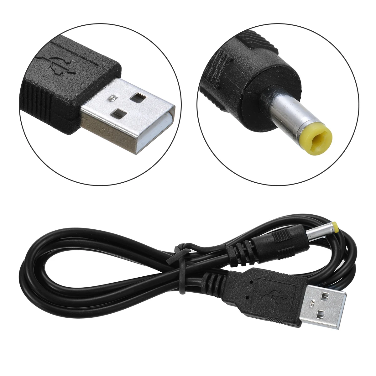 1pc USB to 4.0 x 1.7mm Cable Cable USB Male to Male Power Charge Cable Suitable For Sony PSP
