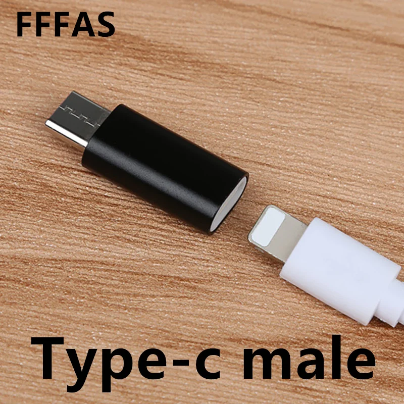 CatXaa type-c Мужской до 8 Pin женский USB кабель конвертер зарядки Тип c разъем адаптер для Xiaomi mi6 mi5 huawei P9 P10 Letv 2
